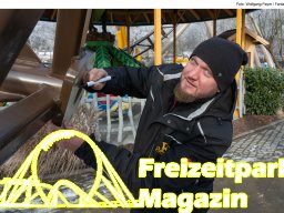 Aufbau des Themenbereichs „Sonnenbucht“ in FANTASIA (Januar 2025)